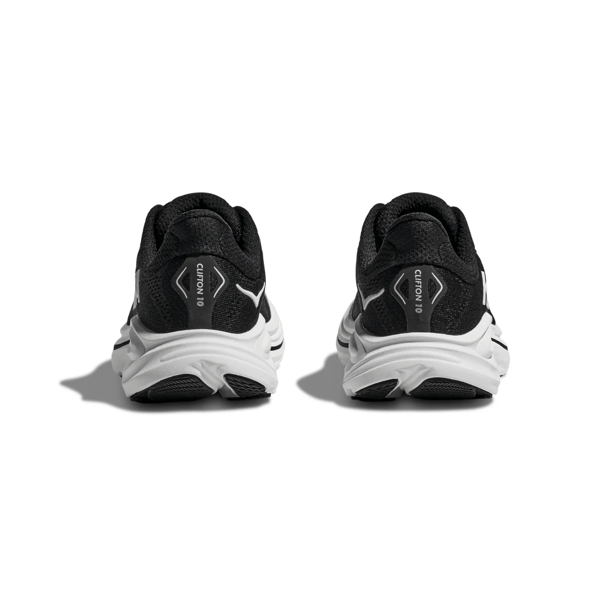 Hoka One One Kids (Grade School) Clifton 10 Black/White - Image 6