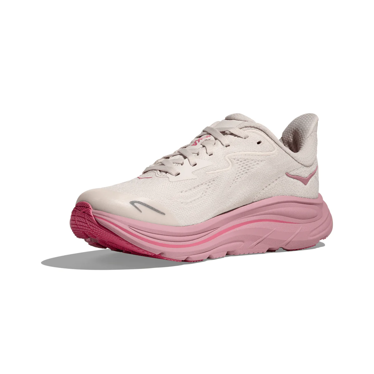 Hoka One One Kids (Grade School) Clifton 10 Rose Cream/Dried Rose - Image 4