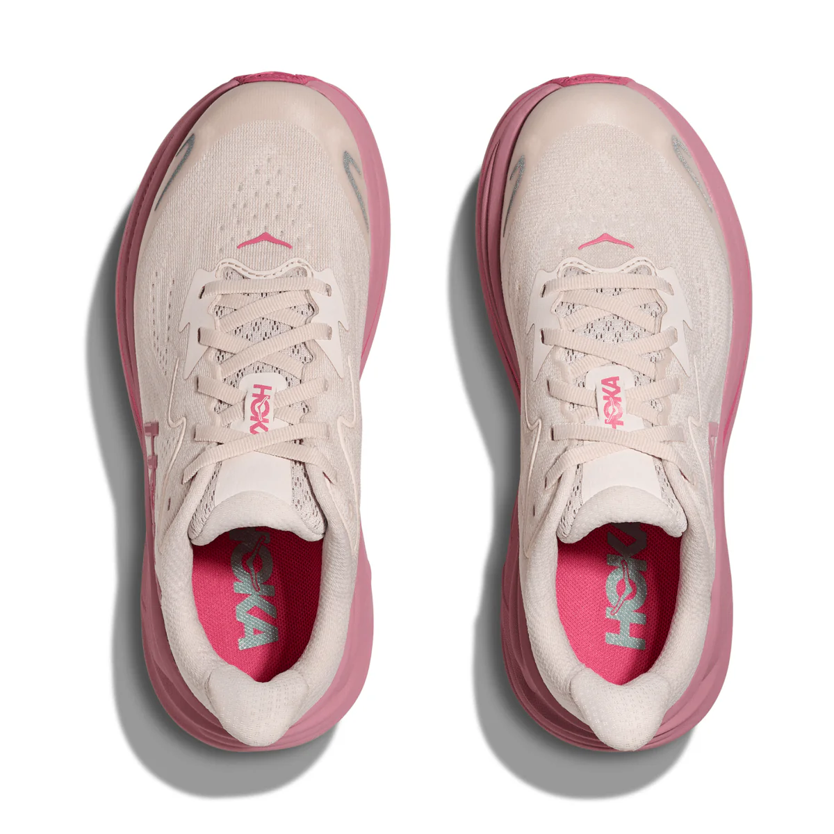 Hoka One One Kids (Grade School) Clifton 10 Rose Cream/Dried Rose - Image 7