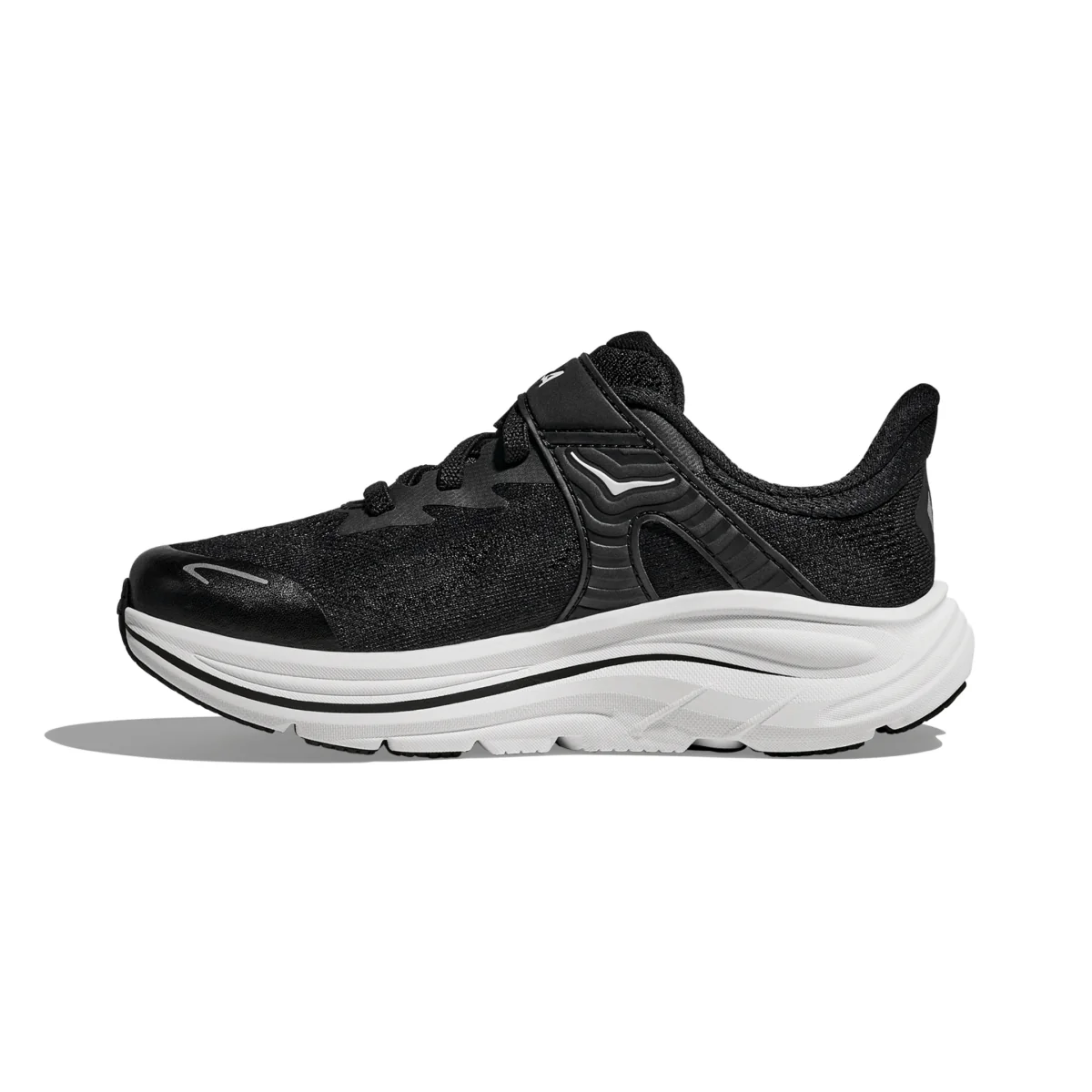 Hoka One One Kids (Preschool) Clifton 10 Black/White - Image 3