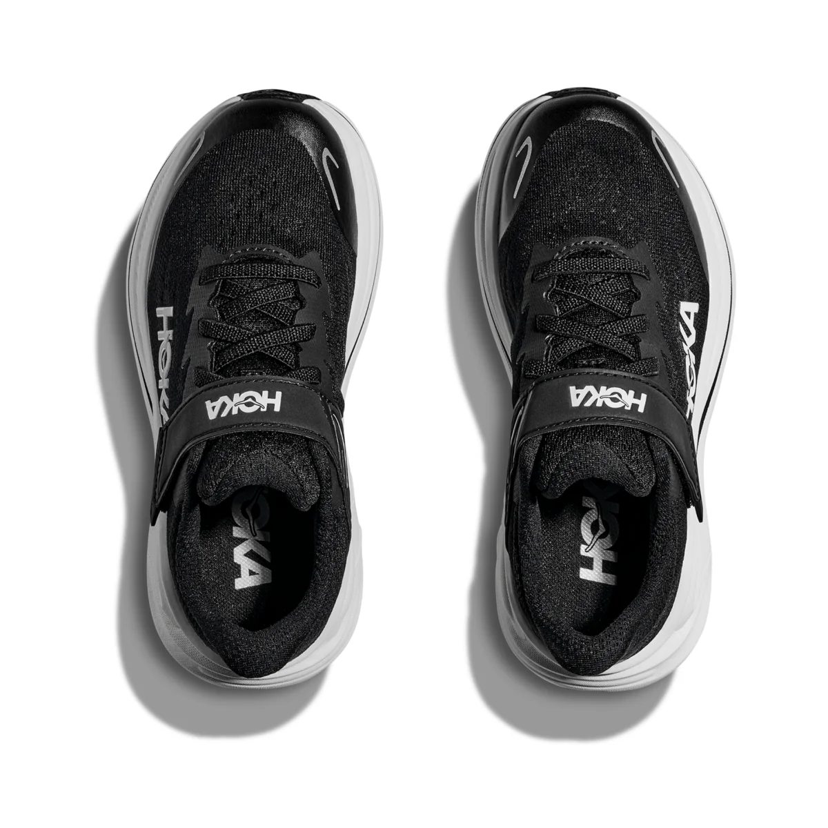Hoka One One Kids (Preschool) Clifton 10 Black/White - Image 7
