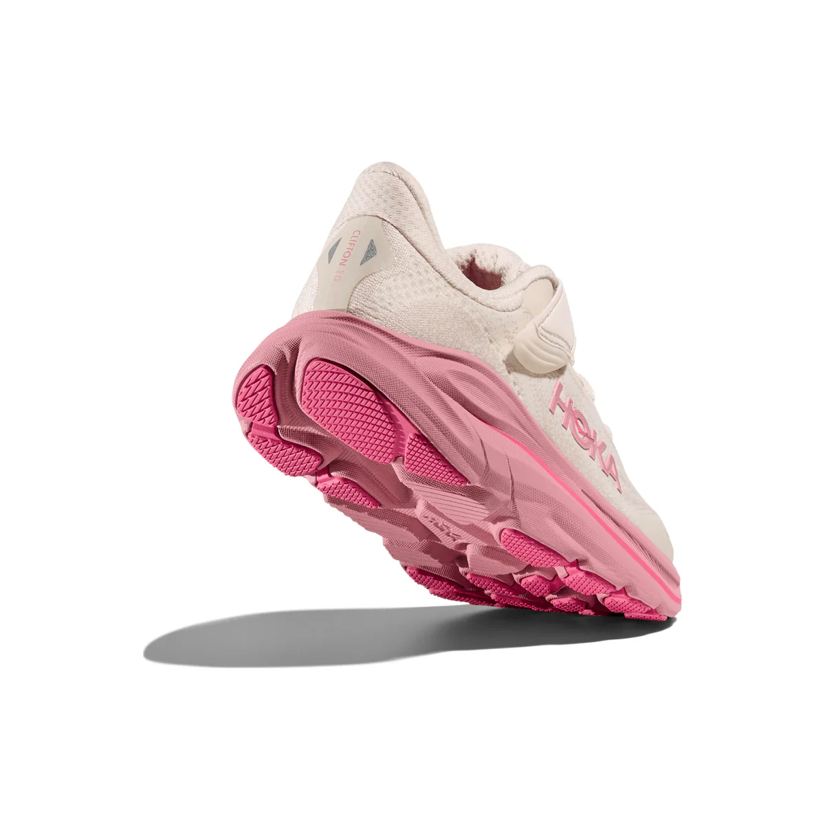 Hoka One One Kids (Preschool) Clifton 10 Rose Cream/Dried Rose - Image 5