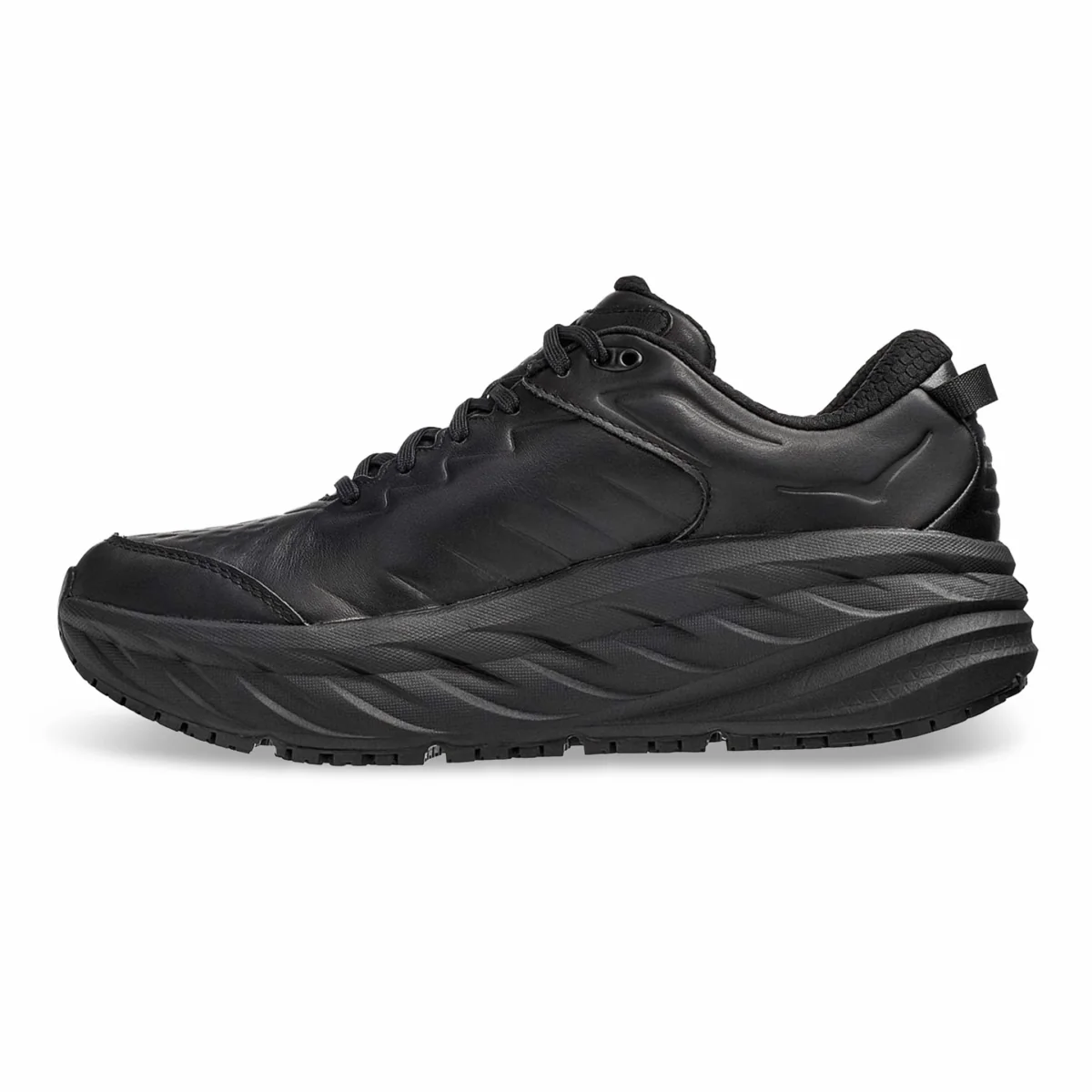 Hoka One One Men's Bondi SR Black Leather - Image 2
