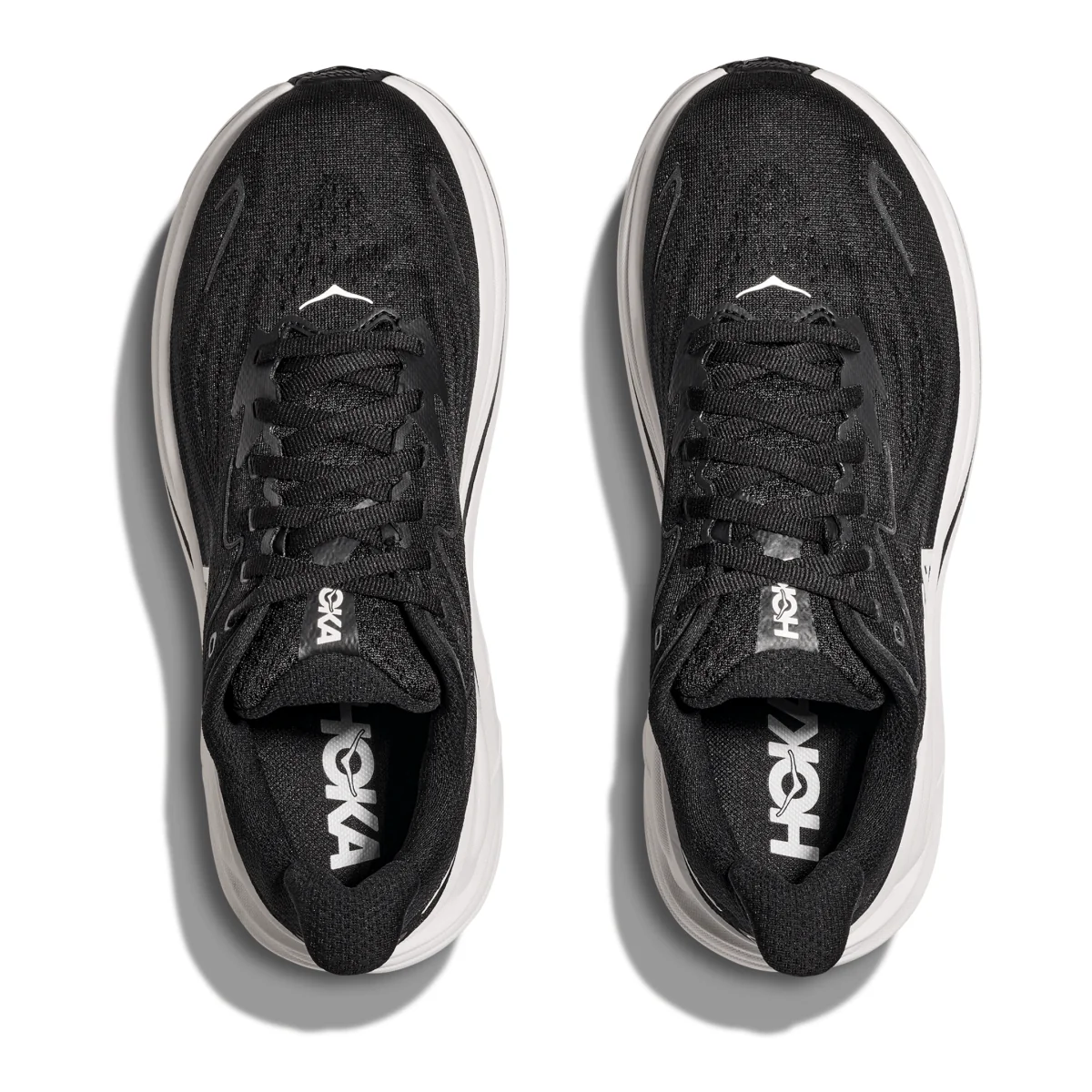 Hoka One One Men's Clifton 10 Black/White - Image 7