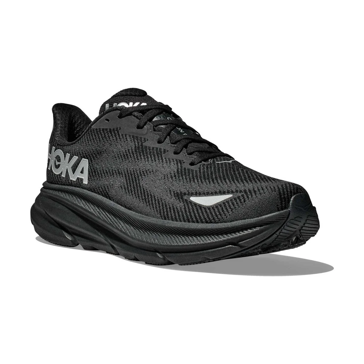 Hoka One One Men's Clifton 9 Black/Black Gore-Tex - Image 2