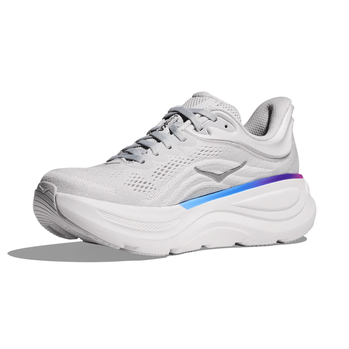 Hoka One One Women's Bondi 9 Cosmic Grey/White - Image 4