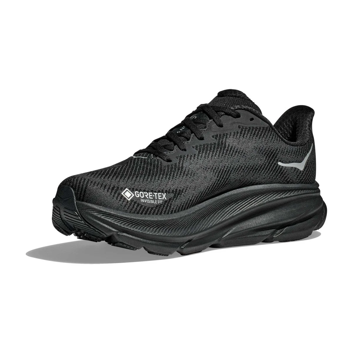 Hoka One One Women's Clifton 9 Black/Black Gore-Tex - Image 5