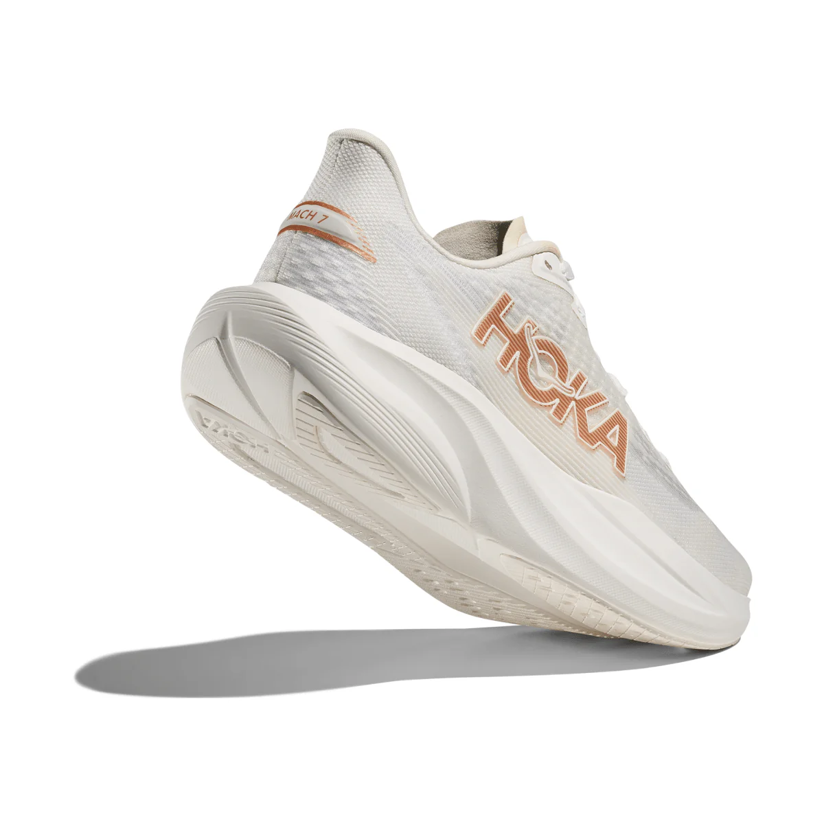 Hoka One One Women's Mach 7 Frost/Rose Gold - Image 5