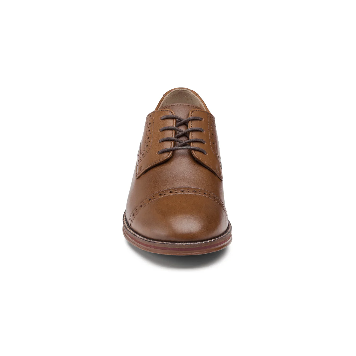 Johnston & Murphy Boys Upton Conard Cap Toe Tan Leather - Image 4