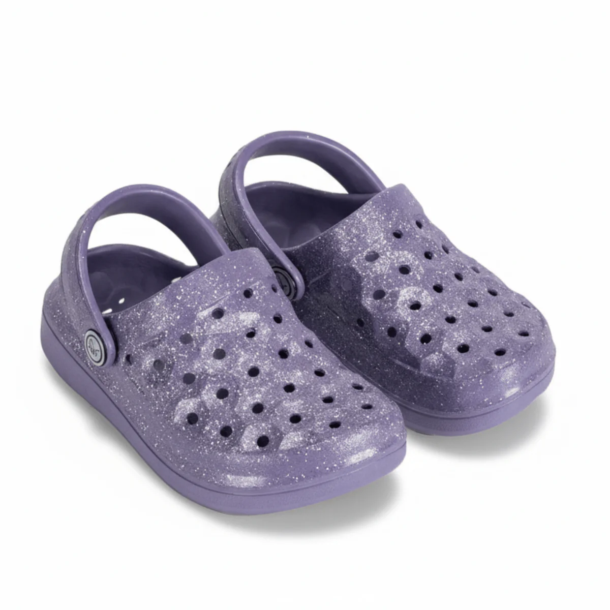 Joybees GS (Grade School) Varsity Clog Glitter Purple - Image 2