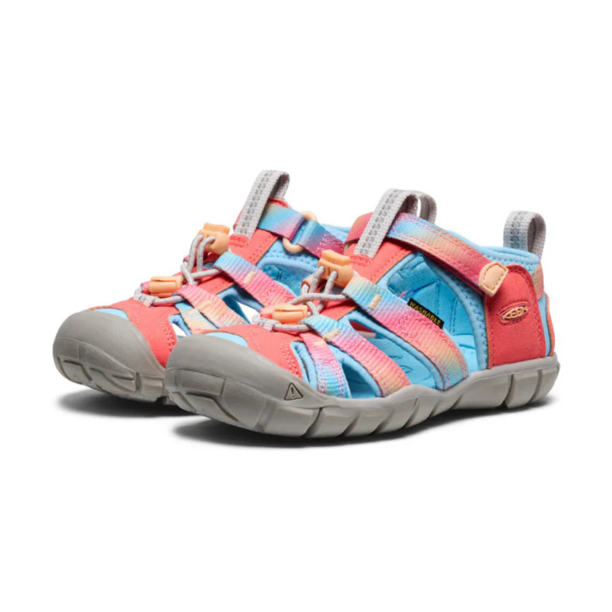 Keen Girls (Sizes 8-13) Seacamp II CNX Ombre Pink Lemonade - Image 3
