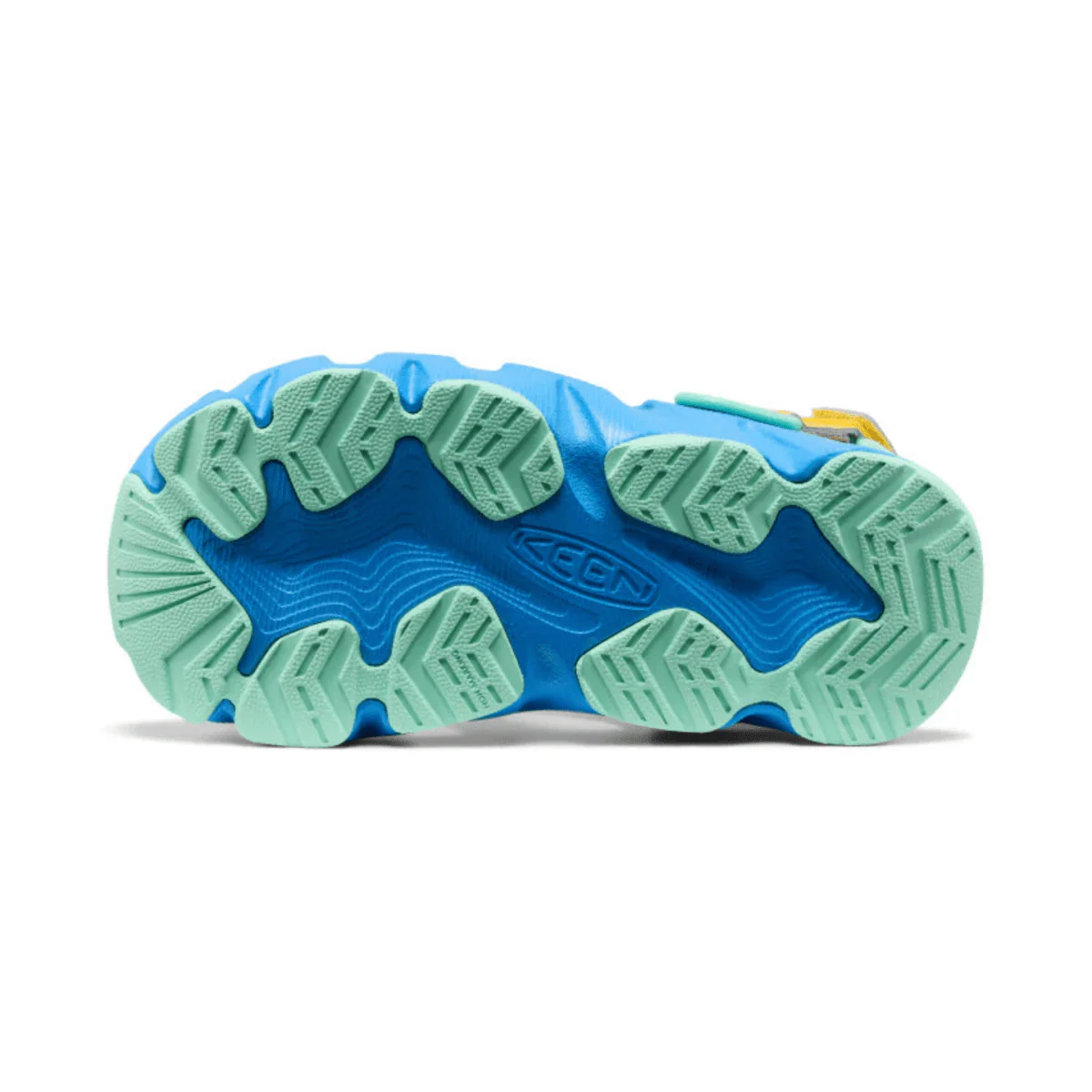 Keen Kids (Sizes 1-5) HyperFLT Clog Azure Blue/Daffodil - Image 6