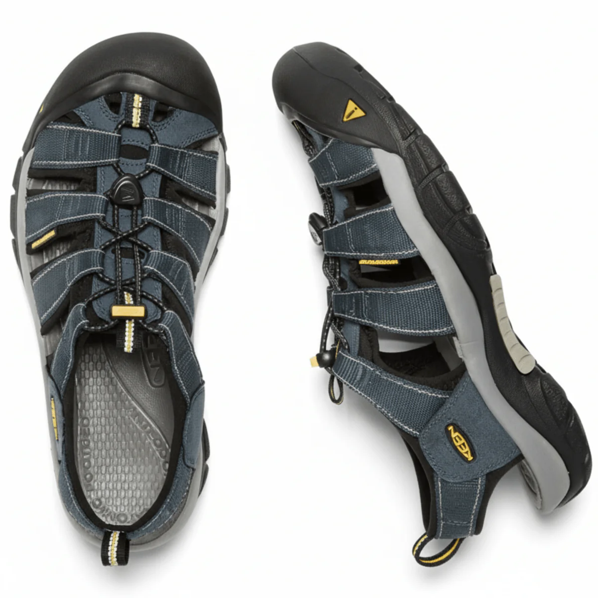 Keen Men's Newport H2 Navy/Grey Fabric Water Friendly - Image 4