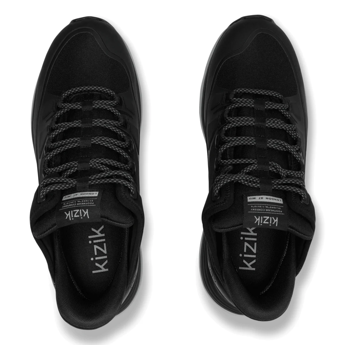 Kizik Men's London All-Terrain Mid Black/Alloy Waterproof - Image 6