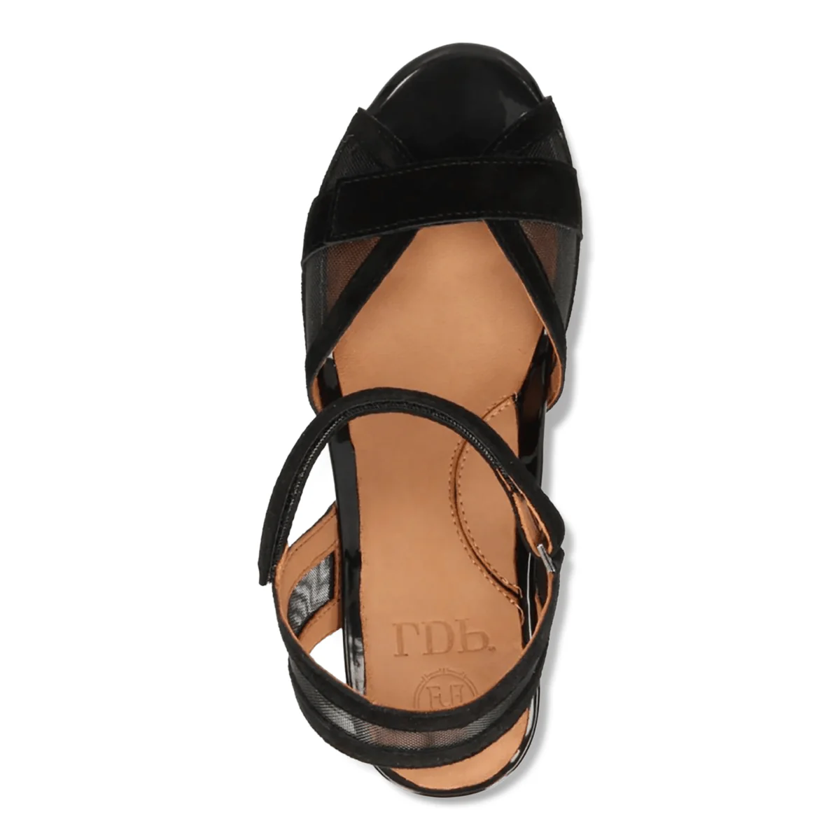 L'Amour Des Pieds Women's Mahiya Black Suede/mesh - Image 3