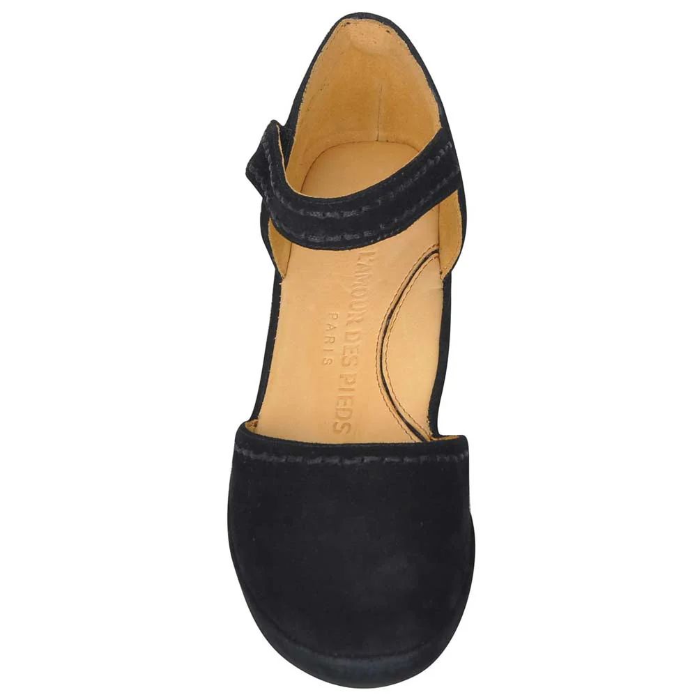 L'Amour Des Pieds Women's Orva Black Suede - Image 5