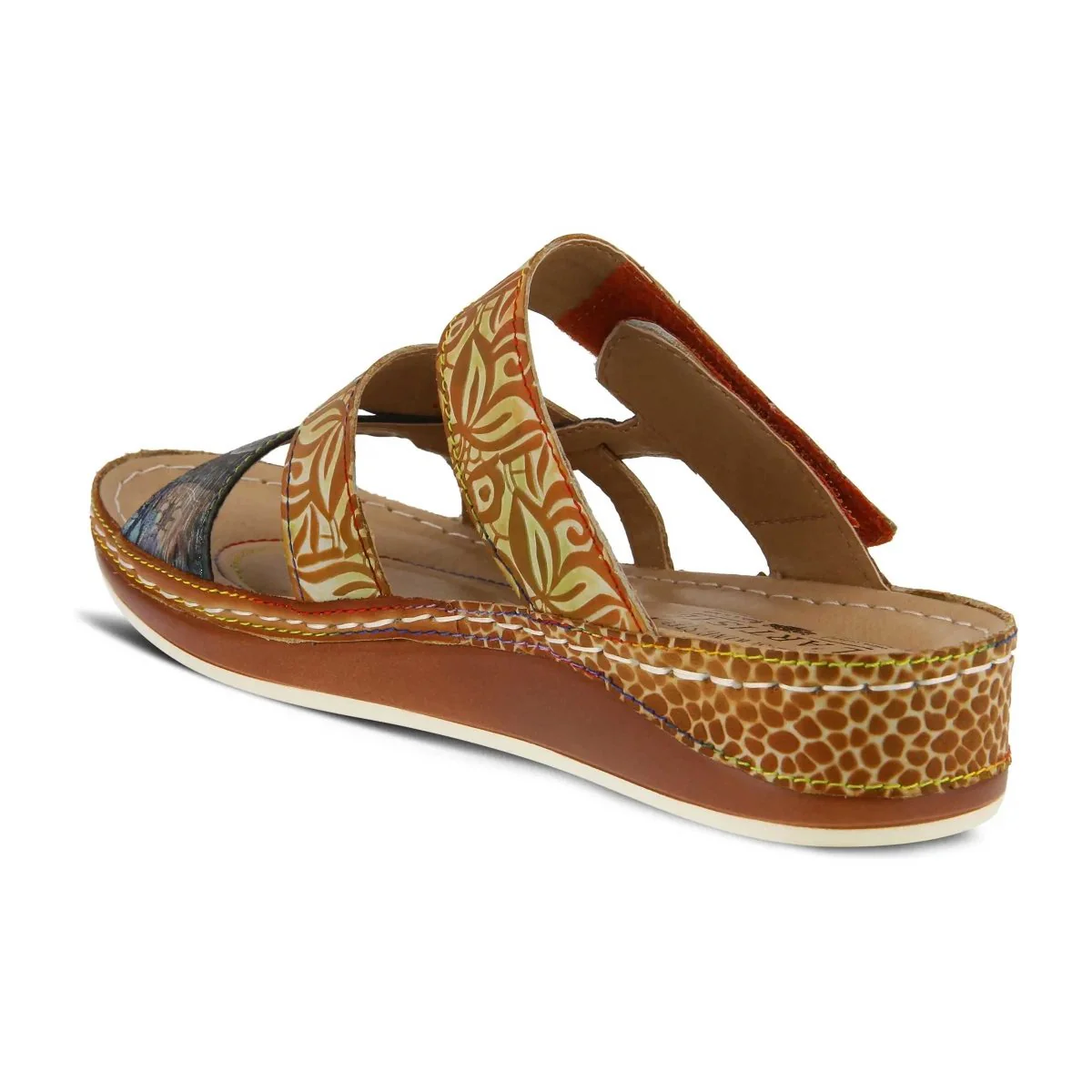 L'Artiste By Spring Step Caiman Camel Multi Leather - Image 3