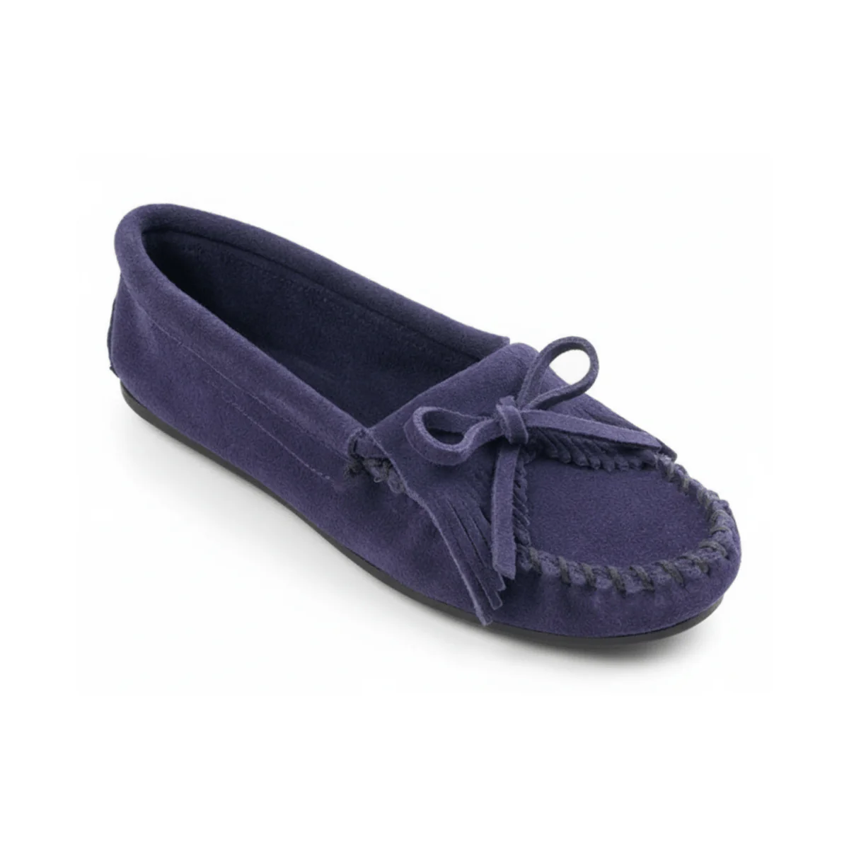 Minnetonka Women's 409T Kilty Navy Suede - Image 2