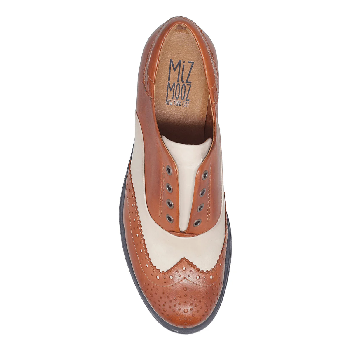 Miz Mooz Women's Peabody Brandy/Cream Leather - Image 7
