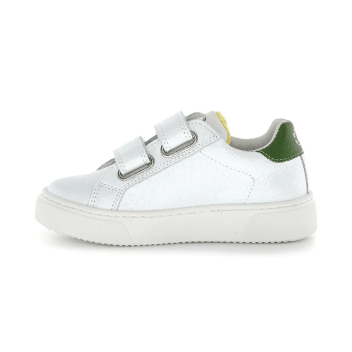 Naturino Boys (Sizes 27-31) Pinn VL White Leather/Navy Star - Image 3