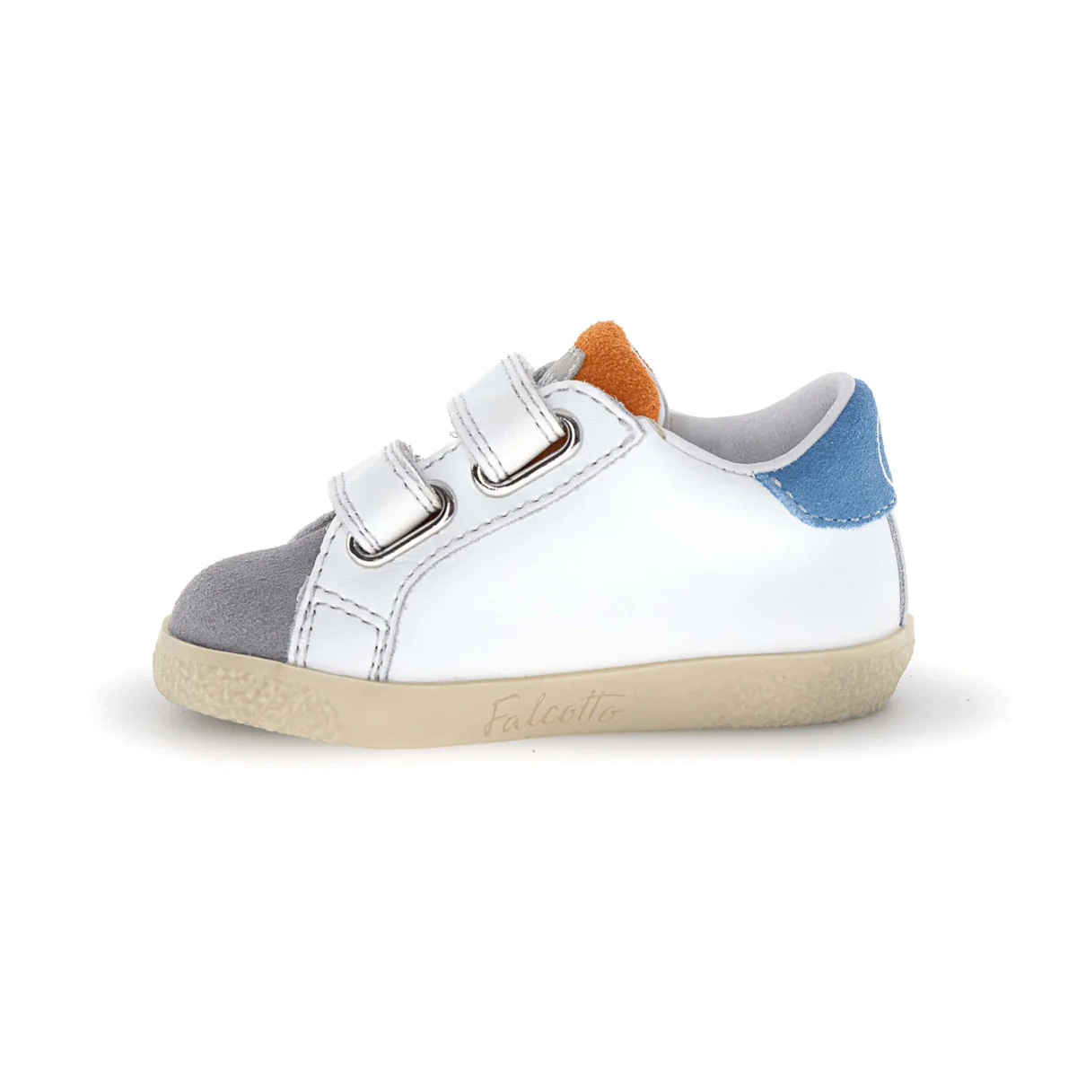 Naturino Toddlers (Sizes 22-27) Alnoite 2 VL White/Green Star/Grey Toe - Image 3