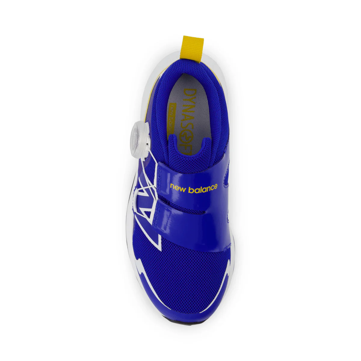 New Balance Kids (Preschool) DynaSoft Reveal v4 BOA PTRVLCB4 Blue Gemstone/Ginger Lemon/White - Image 4