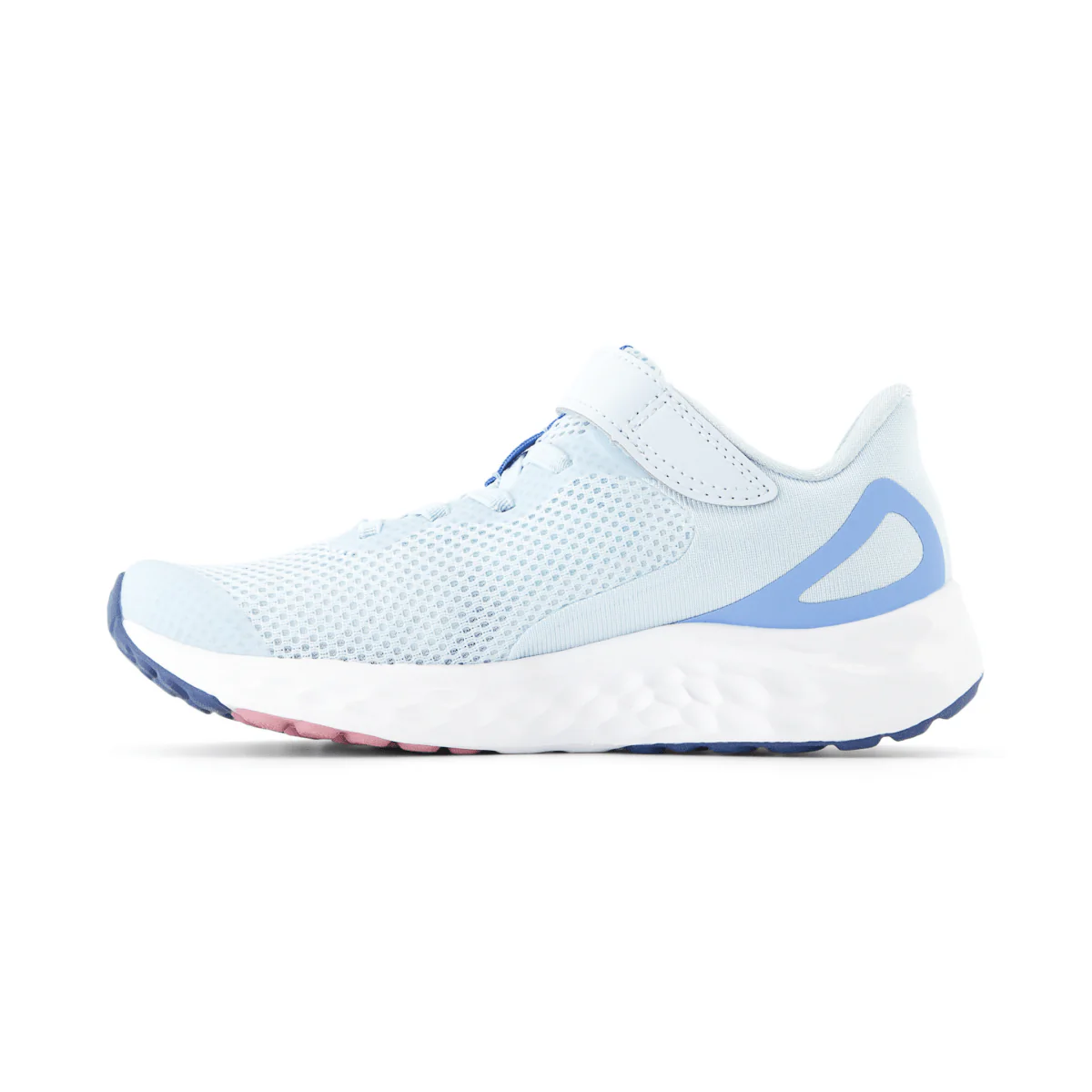New Balance Kids (Preschool) Fresh Foam Arishi v4 PAARIBP4 Frosted Glass/Carolina Blue/Pink Taffy - Image 4