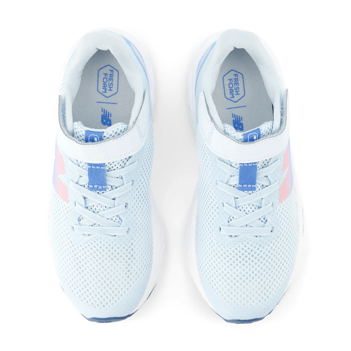 New Balance Kids (Preschool) Fresh Foam Arishi v4 PAARIBP4 Frosted Glass/Carolina Blue/Pink Taffy - Image 6