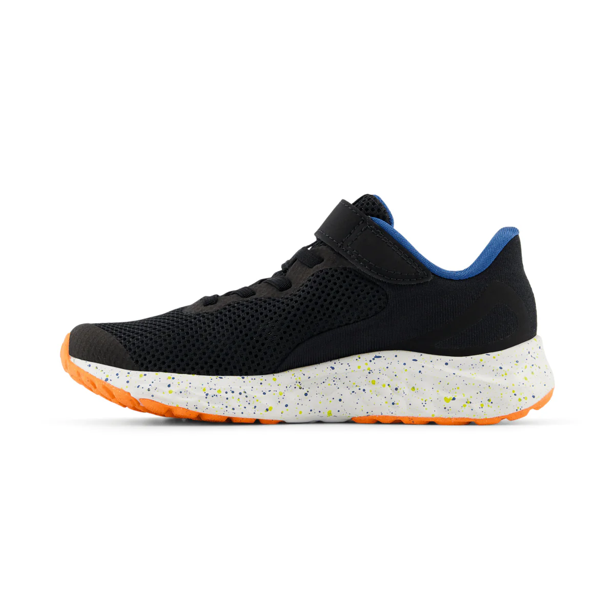 New Balance Kids (Preschool) Fresh Foam Arishi v4 PAARIBS4 Black/Blue Agate/Blaze Orange - Image 3