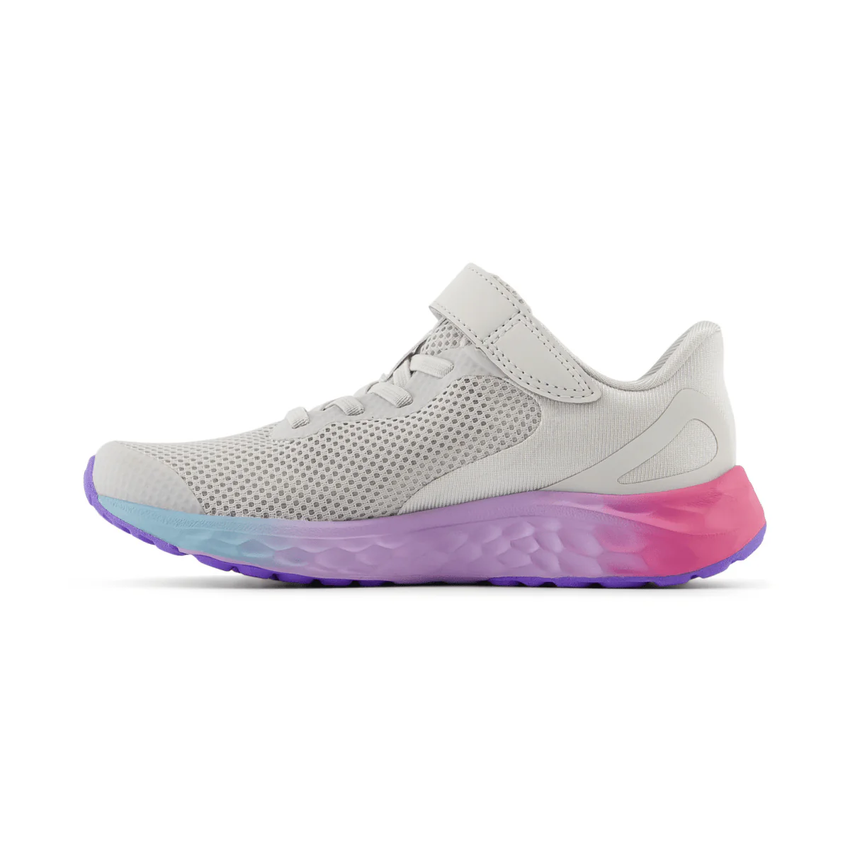 New Balance Kids (Preschool) Fresh Foam Arishi v4 PAARIGR4 Grey Matter/Mid Century Pink/Lilac Glo - Image 3