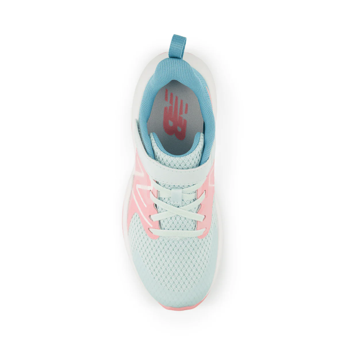 New Balance Kids (Preschool) Rave Run v2 Velcro PRAV6G1 Glint Blue/Double Bubble/Taffy Blue - Image 4