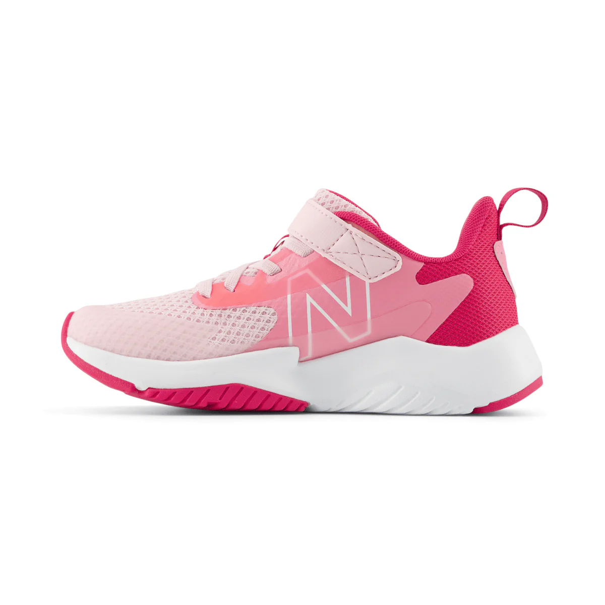 New Balance Kids (Preschool) Rave Run v2 Velcro YTRAVD2 Rose Sugar/Carnival Pink/Signal Pink - Image 3