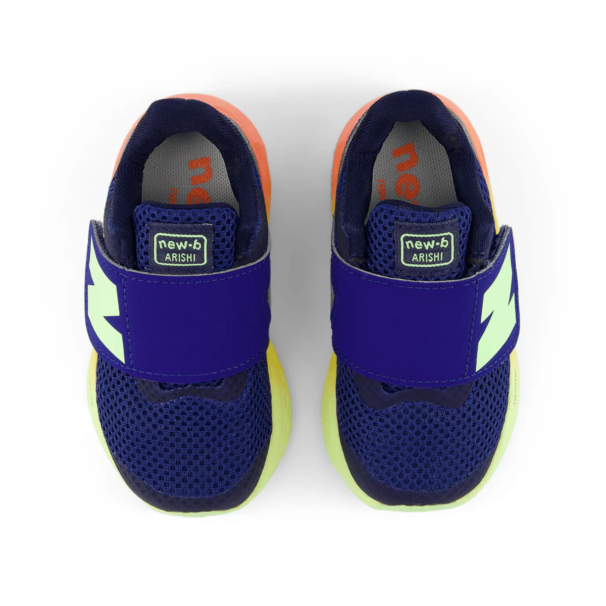 New Balance Toddlers Fresh Foam Arishi v4 IARI2RI Blue Oyster/Afterglow/Tangerine Heat - Image 6