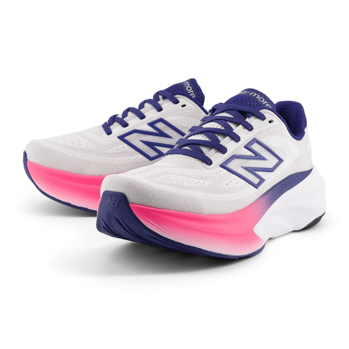 New Balance Women's Fresh Foam X More v6 MOR2D5 Reflection/Blue Oyster/Pink Heat - Image 4