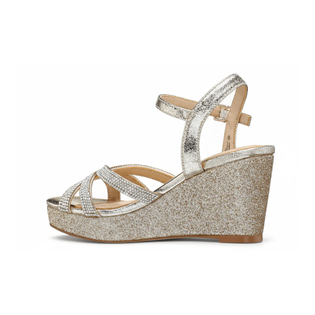 Nina Girls Dalary Light Gold Glitter - Image 3