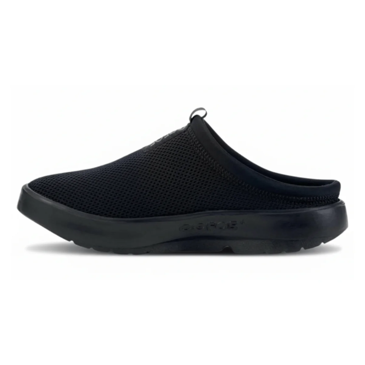 OOFOS Women's Oocoozie Sport Mule Black Mesh - Image 3
