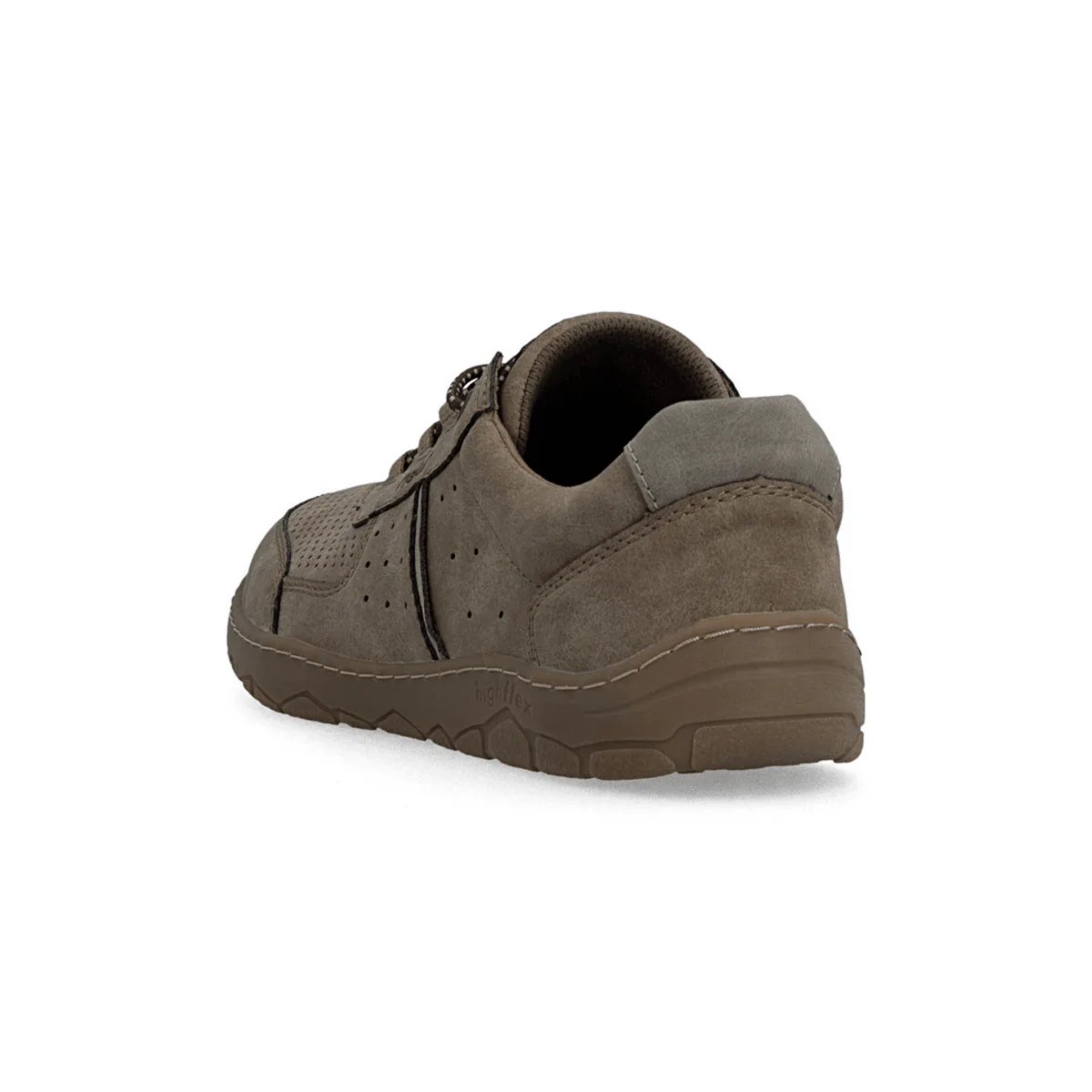 Rieker Men's 08351-64 Charcoal Perforated Leather - Image 4