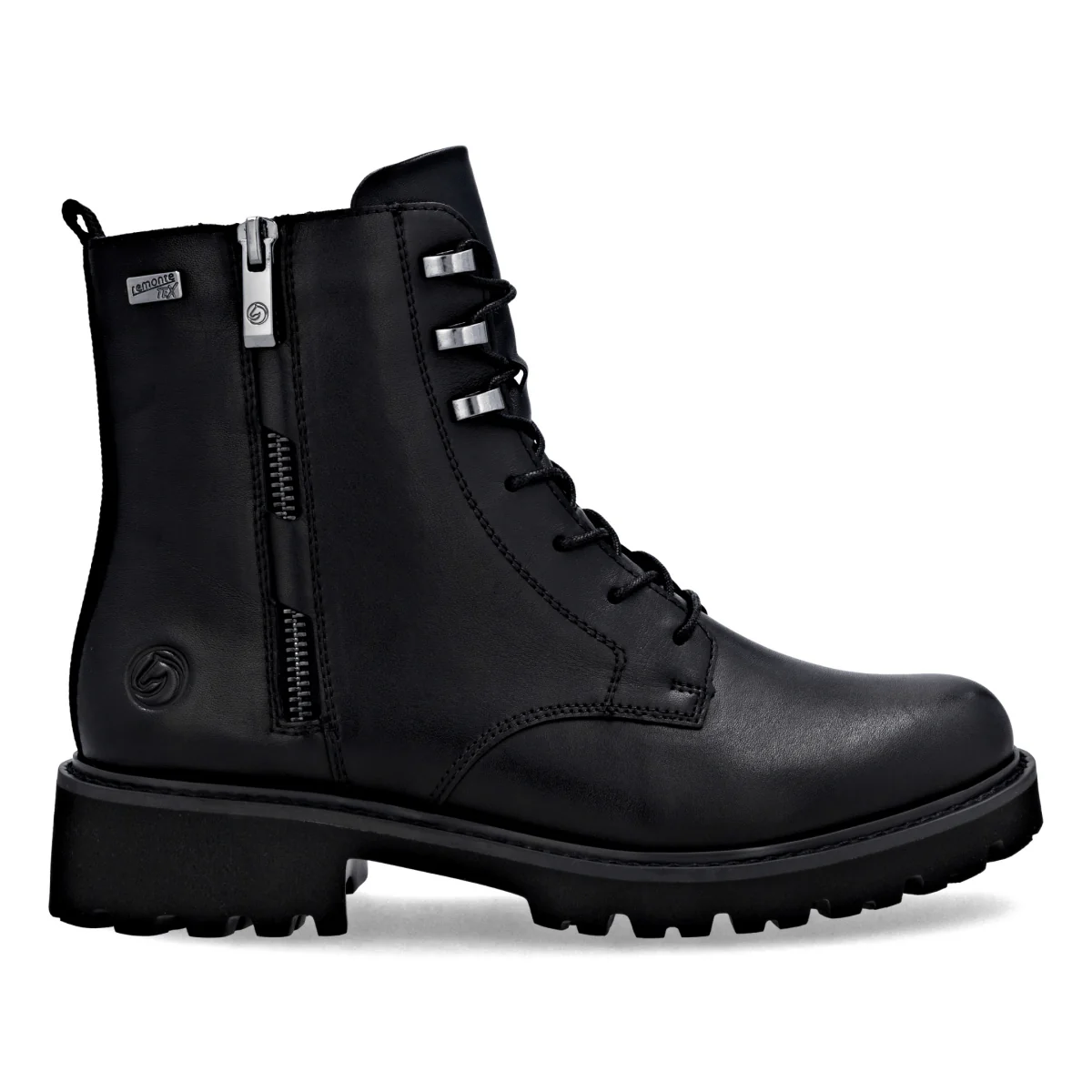 Rieker Women's D8656-00 Black/Black Waterproof