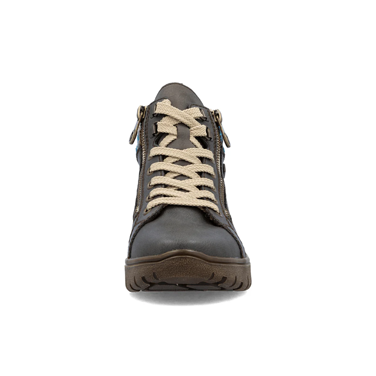 Rieker Women's N1305-45 Basalt/Orange Multicolor Waterproof - Image 5