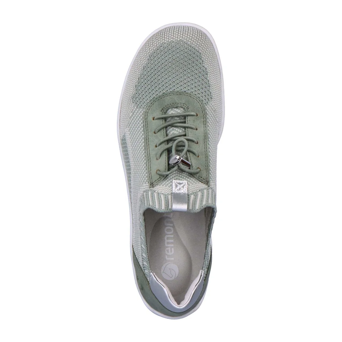 Rieker Women's R3518-52 Liv Mint/Silver Mesh - Image 3