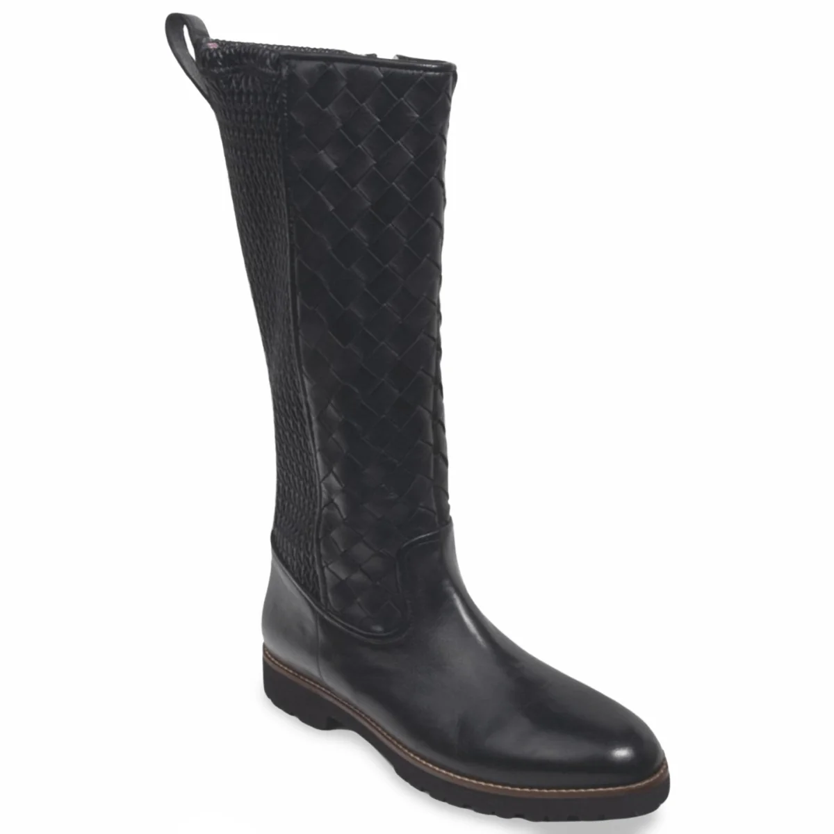 Robert Zur Women's Blair Black Woven Leather - Image 2