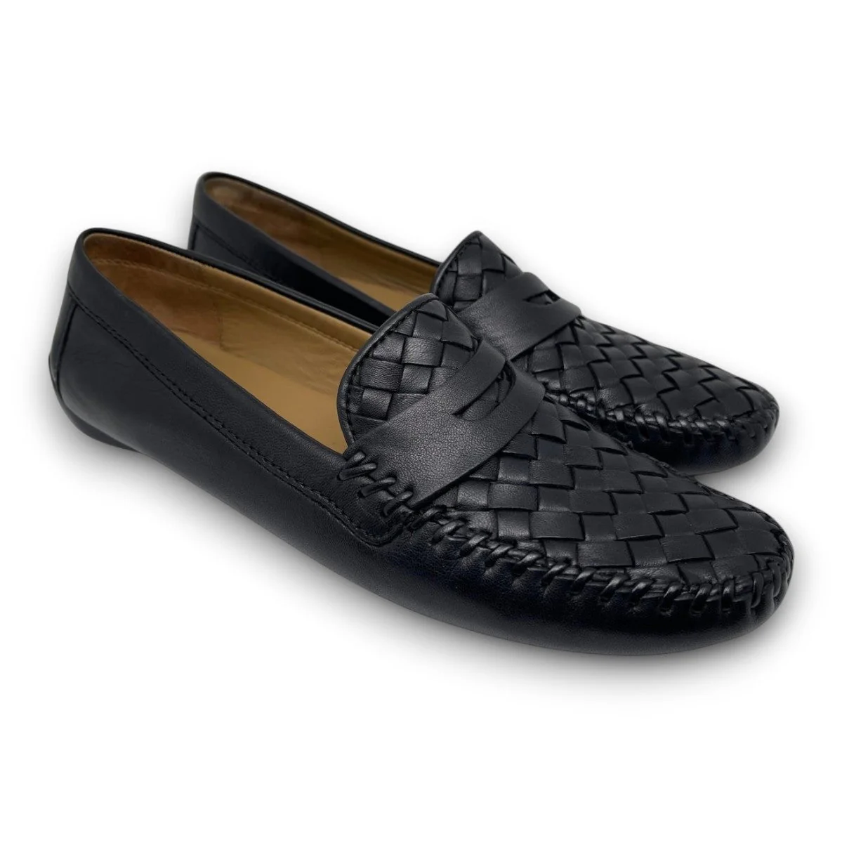 Robert Zur Women's Petra Black Woven Leather - Image 2