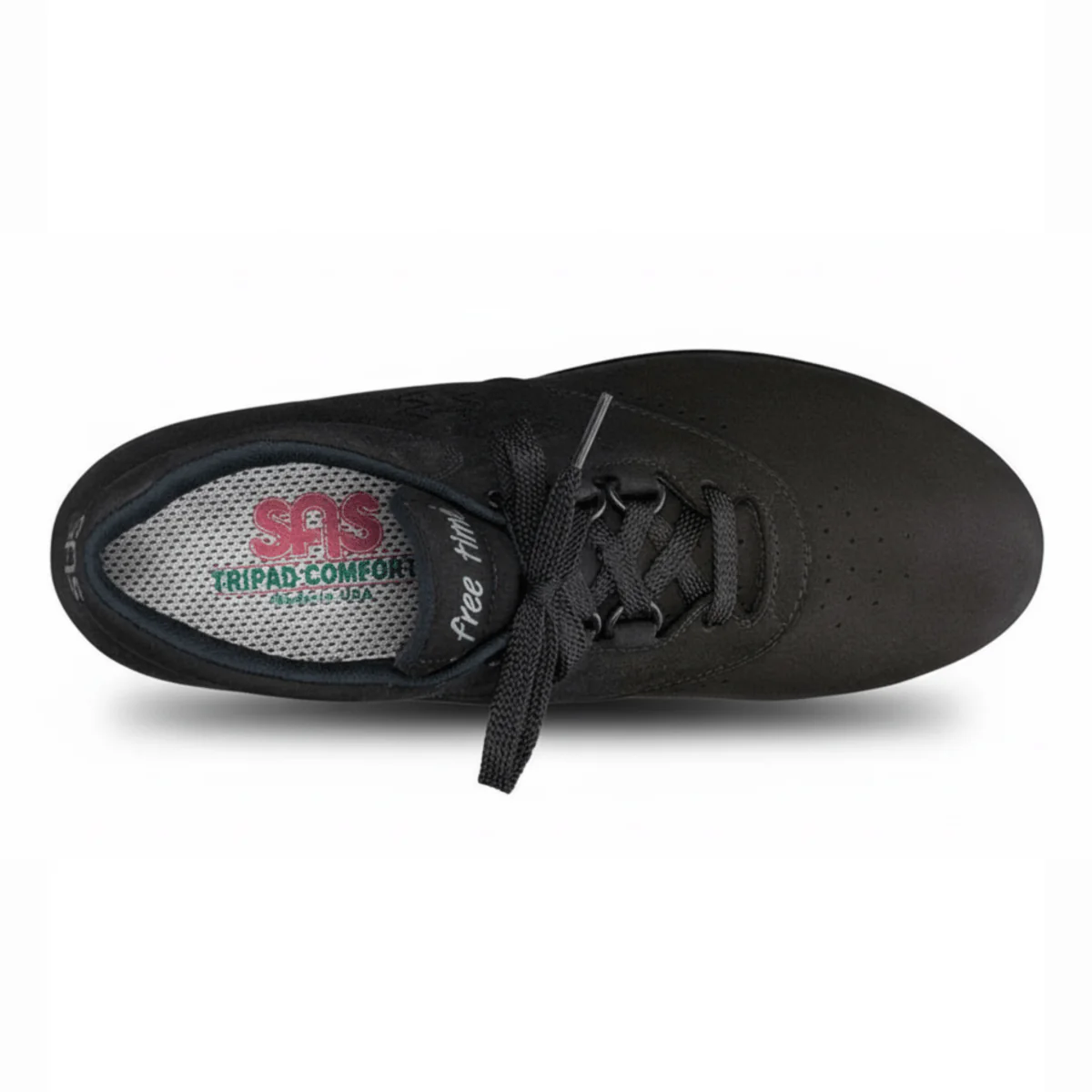 S A S Women's Free Time Charcoal Nubuck - Image 4