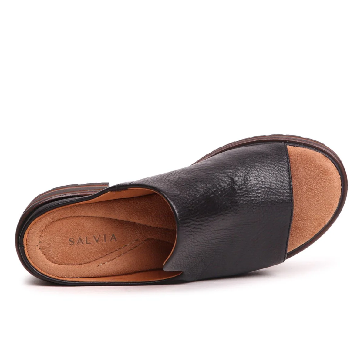 Salvia Women's Harper Black Pebble Nappa Leather - Image 6