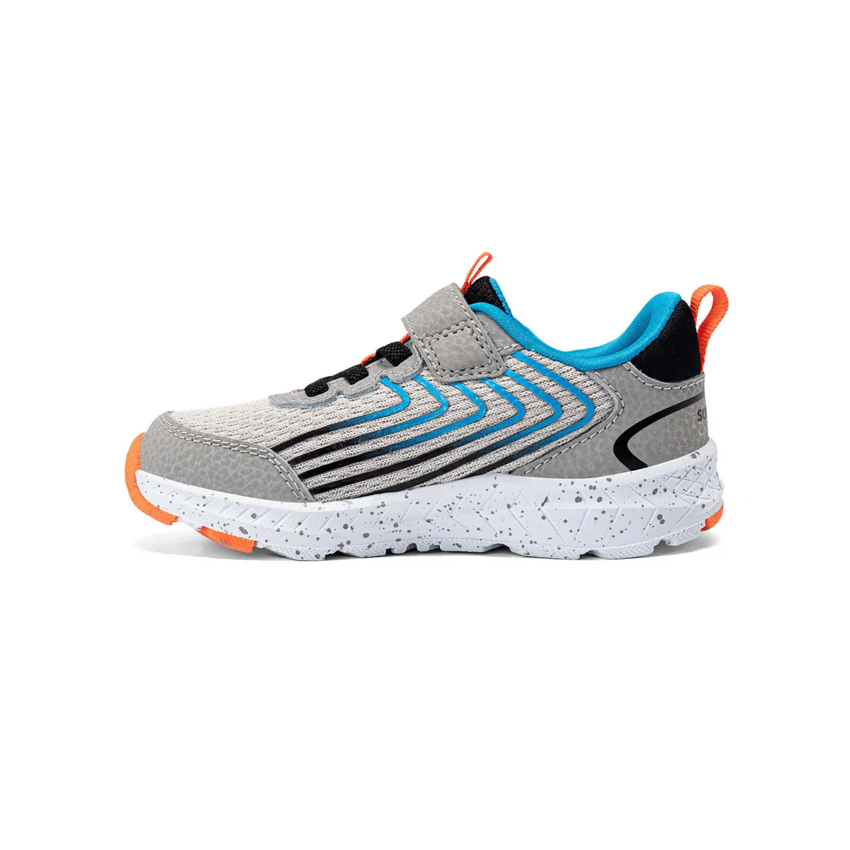 Saucony Toddlers Wind 3.0 Jr Black/Grey - Image 2