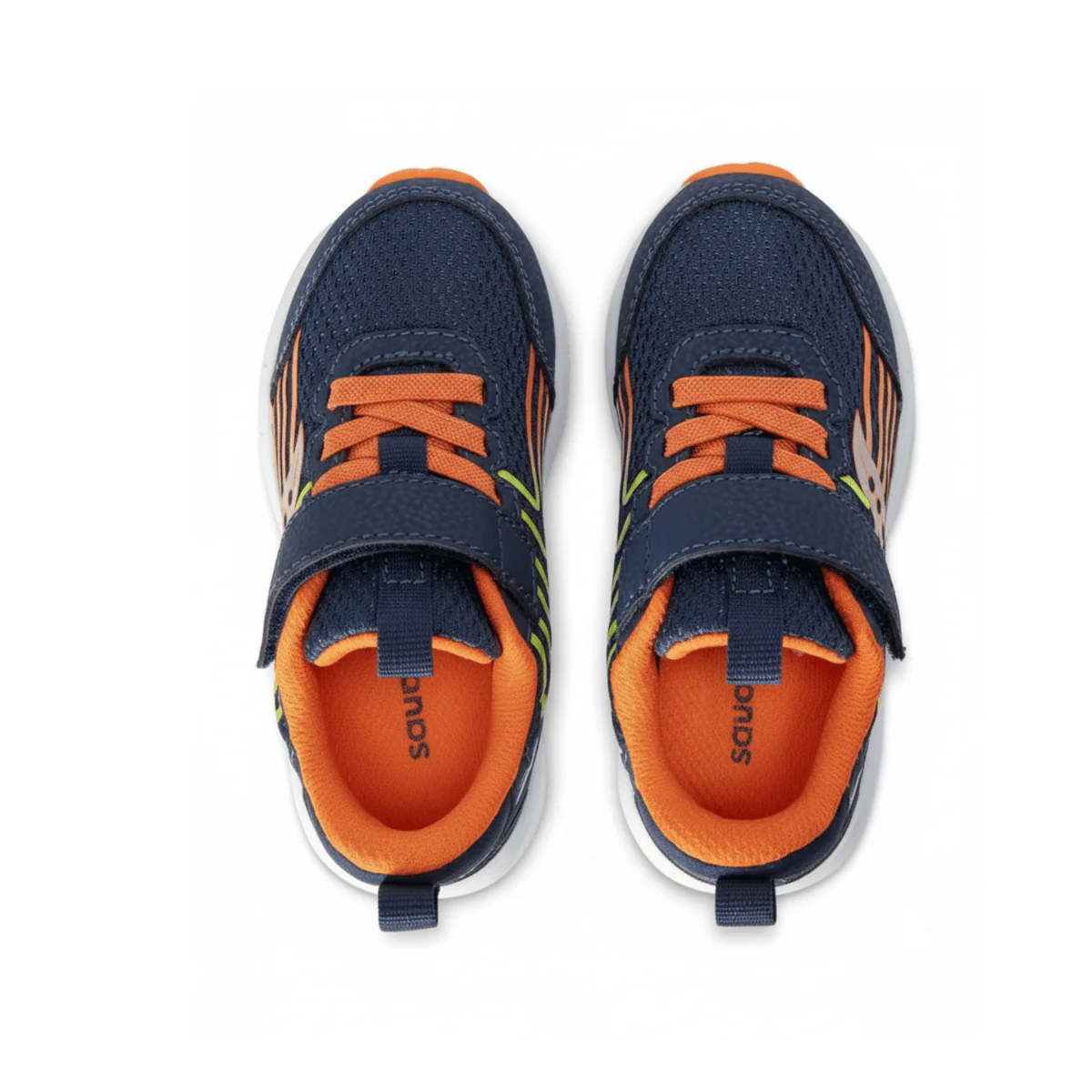 Saucony Toddlers Wind 3.0 Jr Navy/Orange - Image 6
