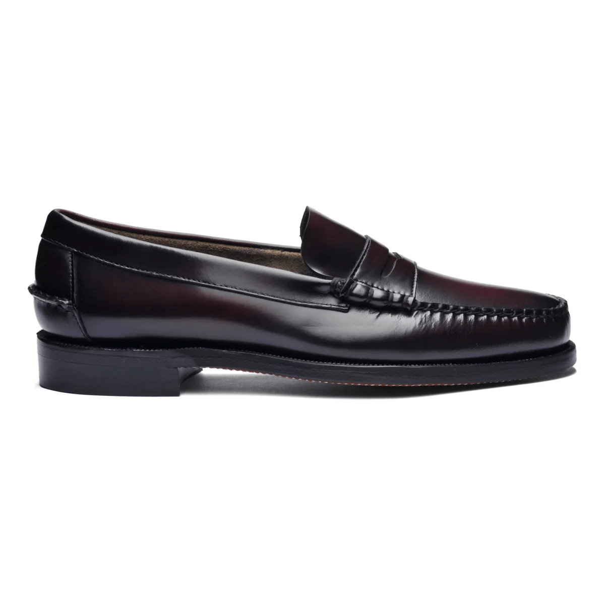 Sebago Men's Classic Dan Brown Burgundy Leather