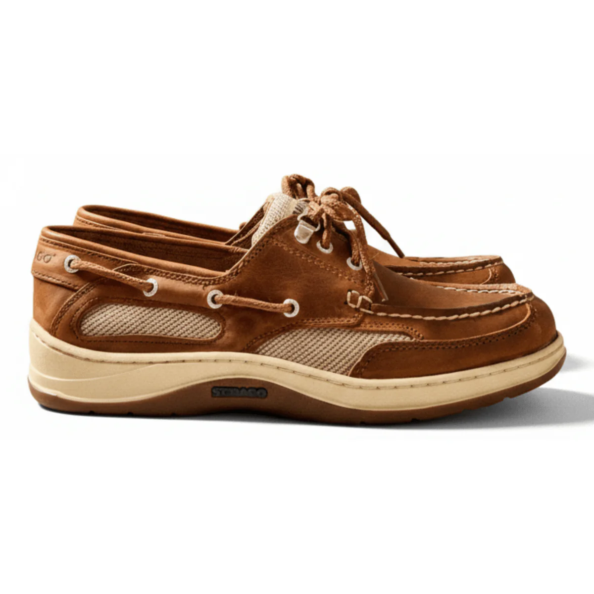 Sebago Men's Clovehitch II Brown Cinnamon Waxed Full Grain Leather - Image 2