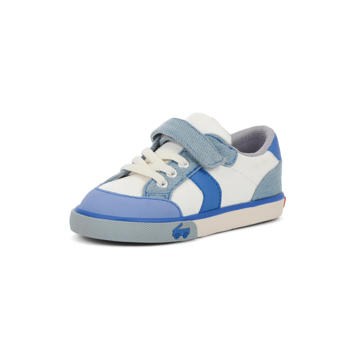 See Kai Run Toddlers Connor White/Washed Denim - Image 3