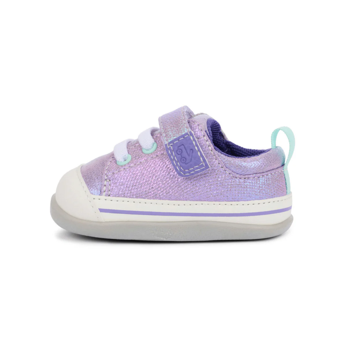 See Kai Run Toddlers Stevie Mini Purple Metallic - Image 2